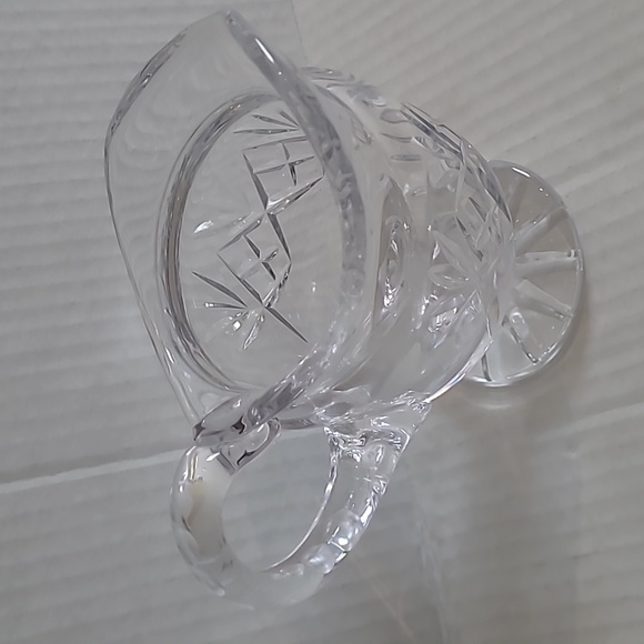 A04: Vintage  Lead Crystal Footed Gravy/Sauce - Picture 4 of 6